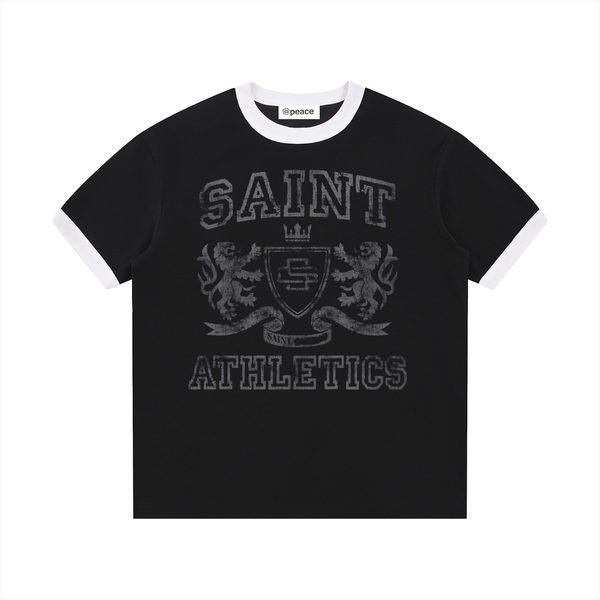 black saints athletics tee