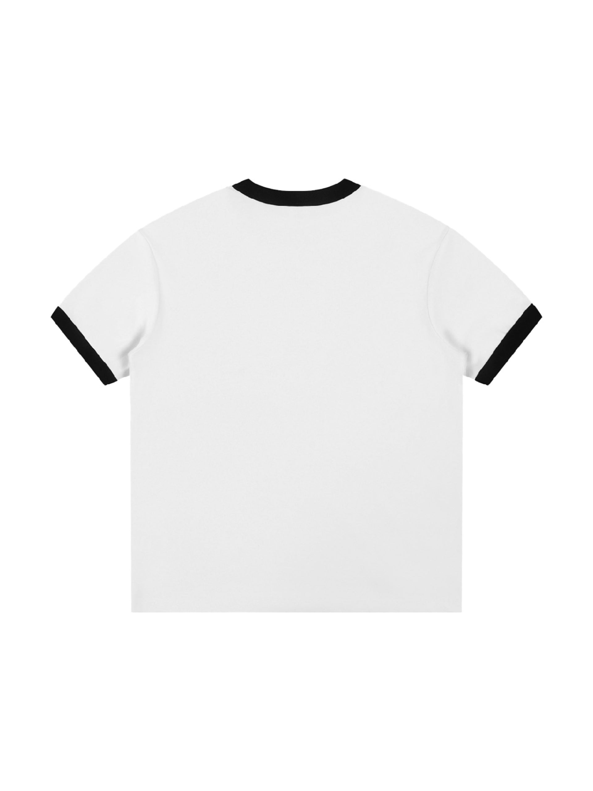 white athletics tee